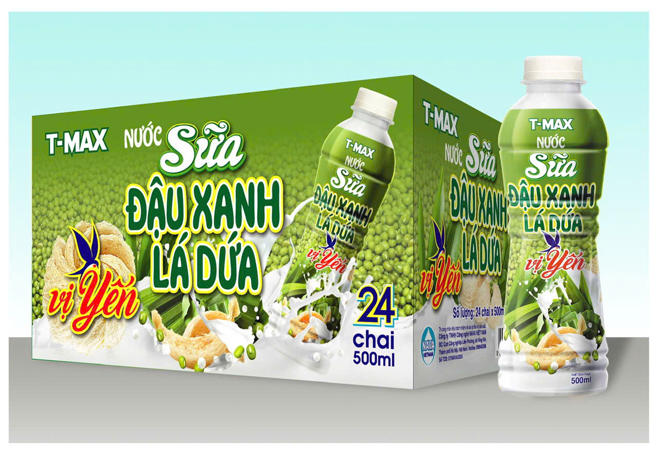 Sữa đậu xanh lá dứa